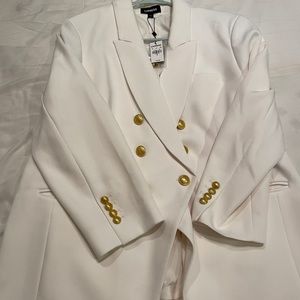 White Blazer - Express Size 18